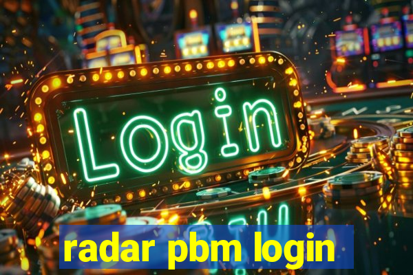 radar pbm login